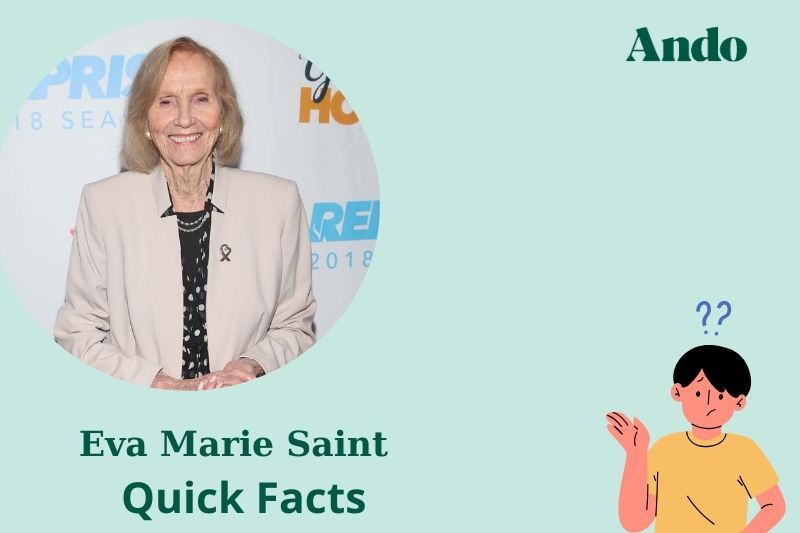 Eva Marie Saint fast facts