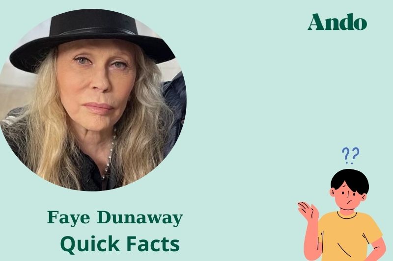 Faye dunaway fast facts