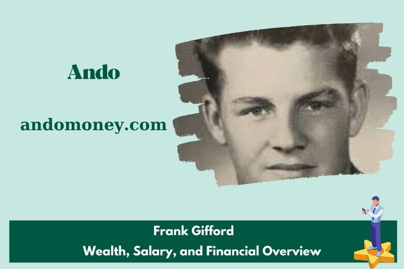 Frank Gifford assets, salary and financial overview