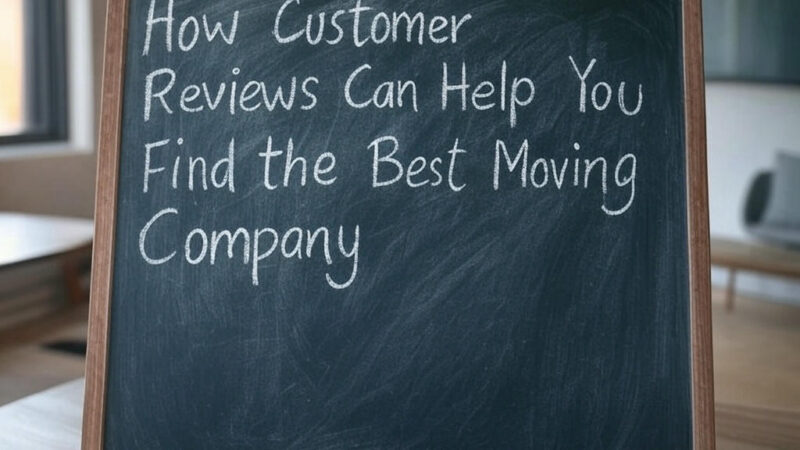 How Customer Reviews Can Help You Find the Best Moving Company