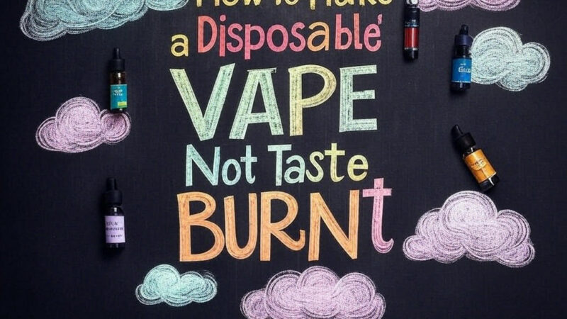 How to Make a Disposable Vape Not Taste Burnt