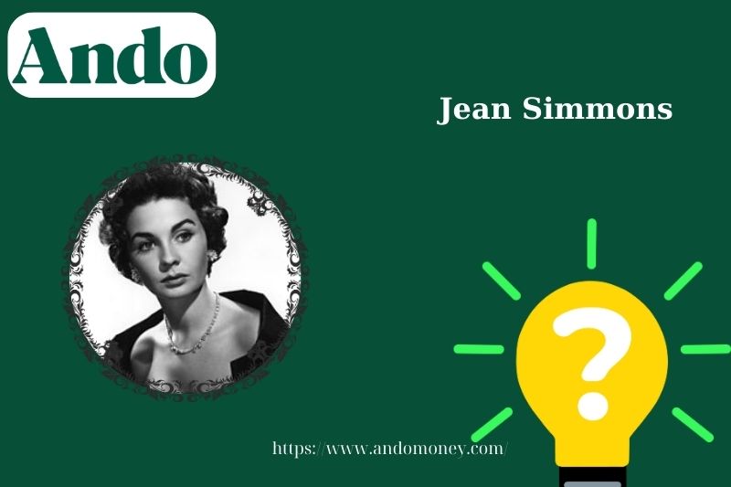 Jean Simmon's quick facts