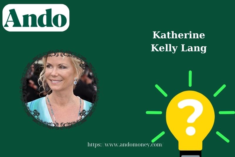 Katherine Kelly Lang Fast Facts