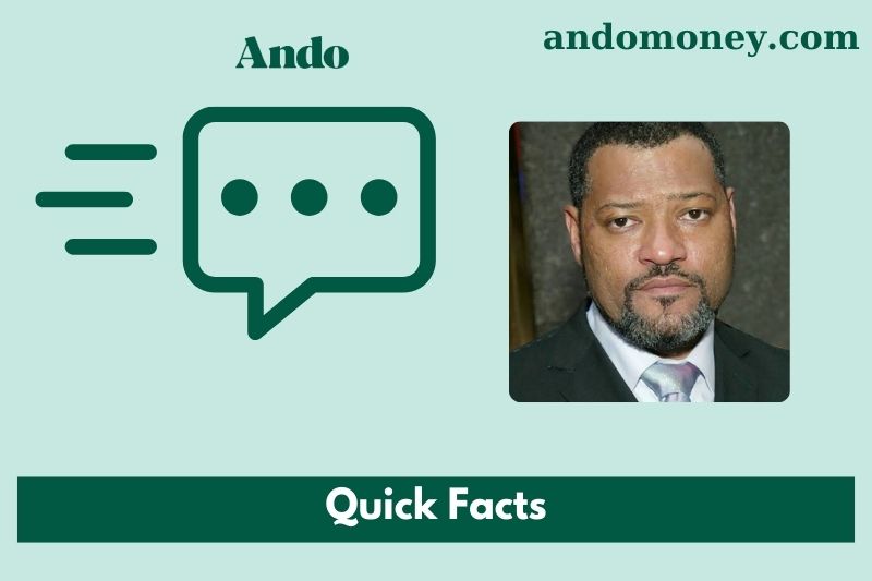 Laurence Fishburne Fast Facts