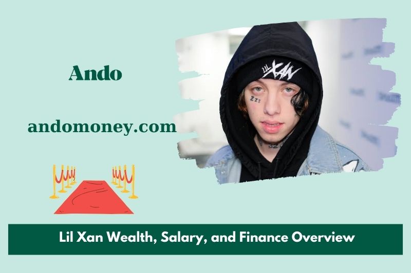 Lil Xan wealth, salary and financial overview