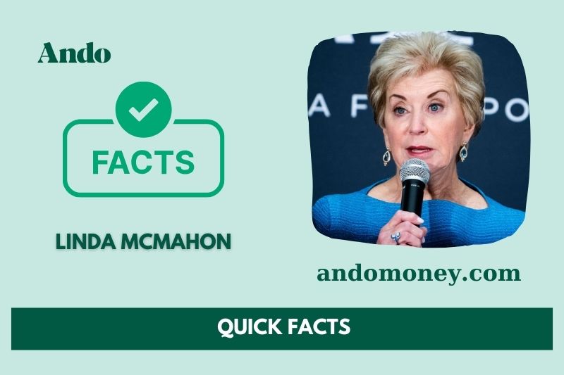 Linda McMahon fast facts