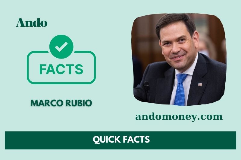 Marco Rubio fast facts