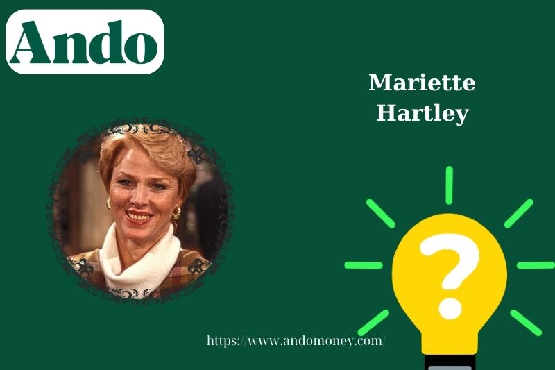 Mariette Hartley fast facts