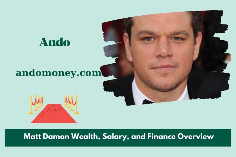 Matt Damon wealth, salary and financial overview