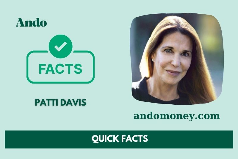 Patti Davis fast facts