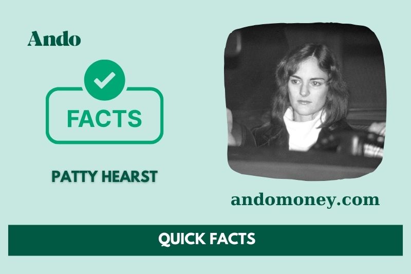 Patty Hearst fast facts