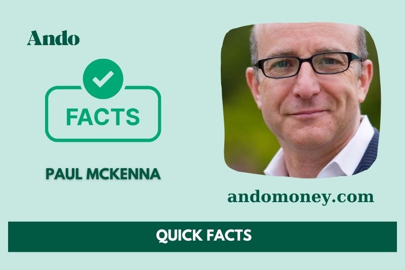 Paul McKenna fast facts