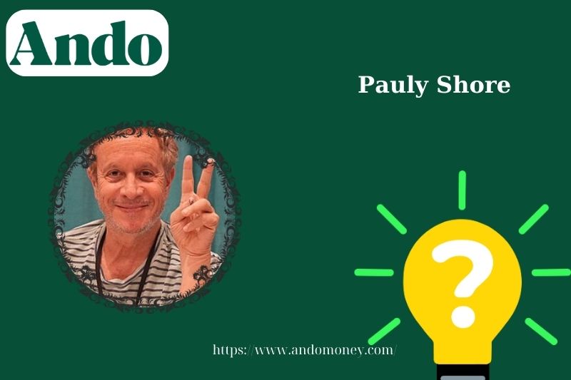 Pauly Shore fast facts