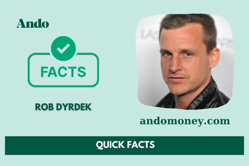 Rob Dyrdek Fast Facts