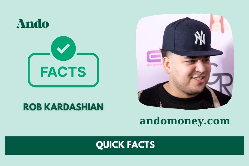 Rob Kardashian fast facts