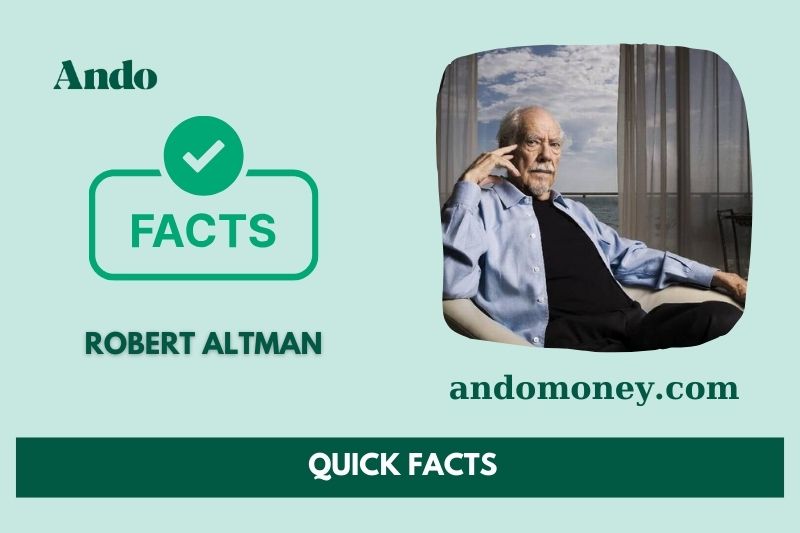 Robert Altman Fast Facts