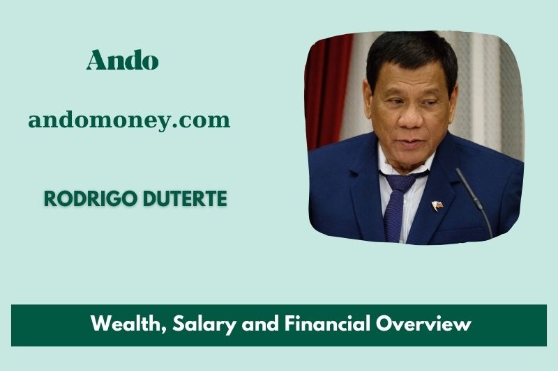 Rodrigo Duterte wealth, salary and financial overview