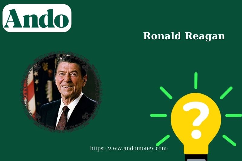 Ronald Reagan fast facts