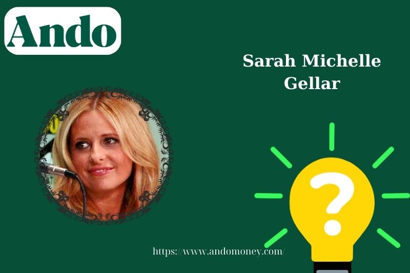 Sarah Michelle Gellar fast facts