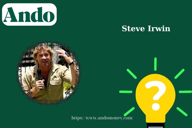 Steve irwin fast facts