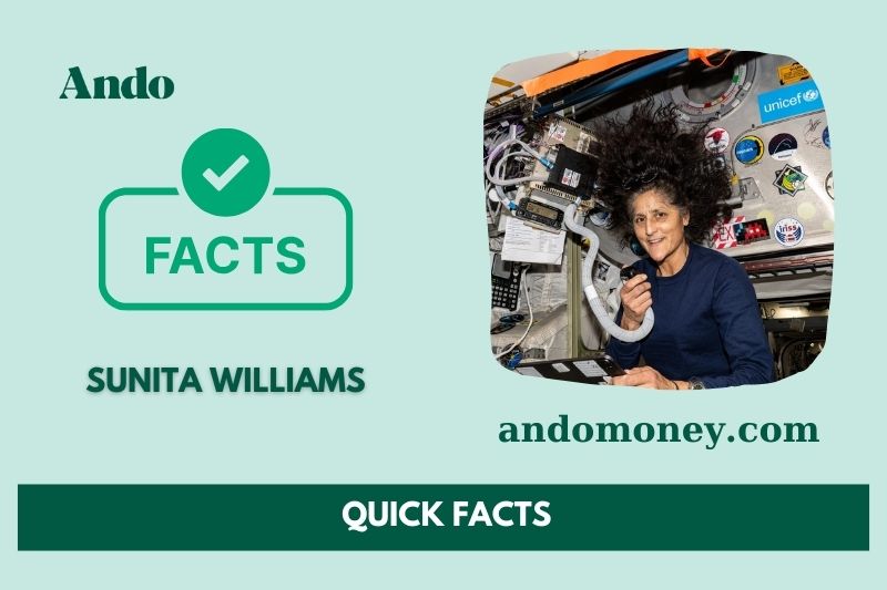 Sunita Williams quick facts