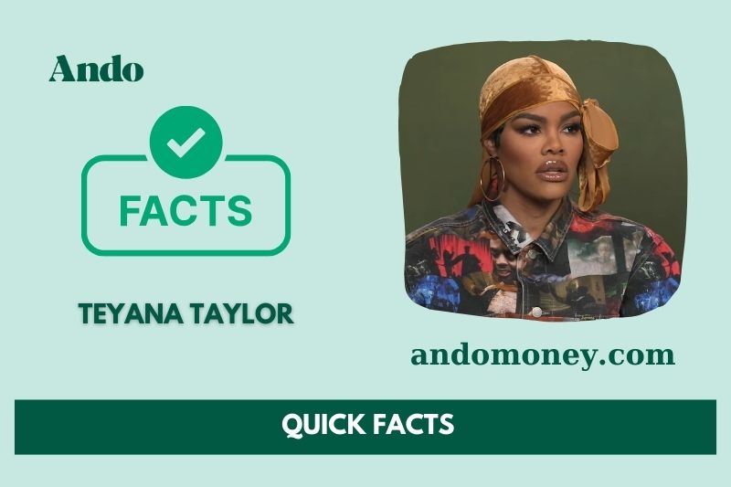 Teyana Taylor fast facts