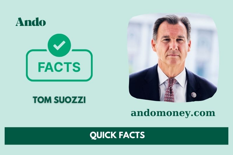 Tom Suozzi fast facts