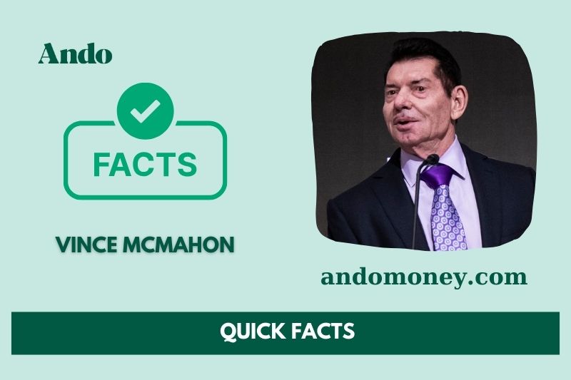 Vince McMahon fast facts