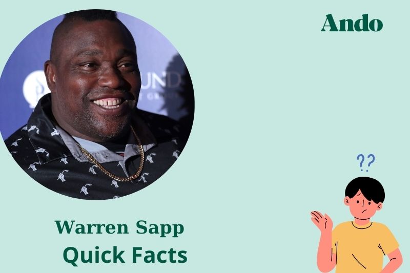 Warren Sapp Fast Facts