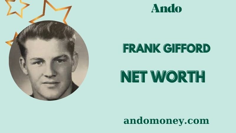 What is Frank Gifford Net Worth 2025: Inside His Wealth and Financial Legacy