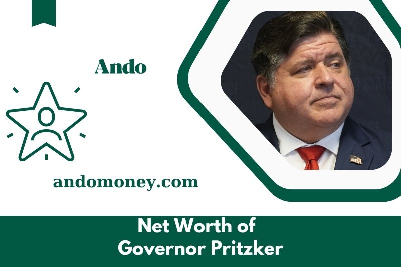 What is net assets of the governor Pritzker in 2025