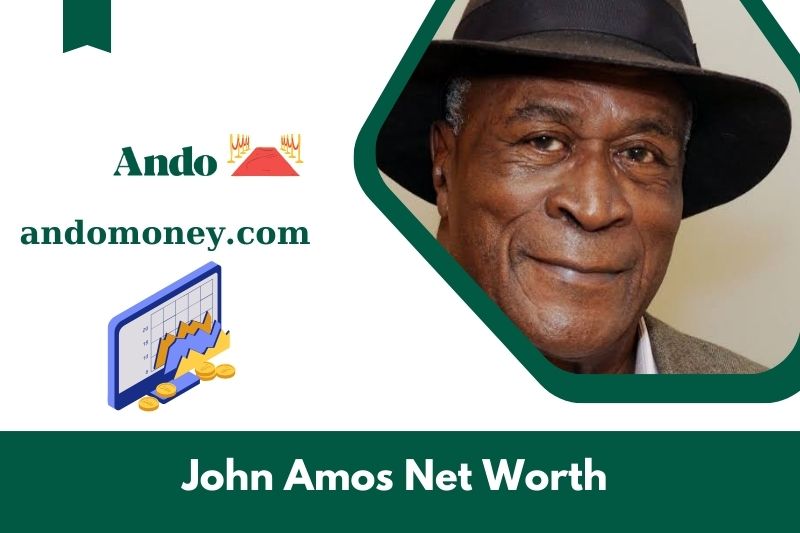 What is John Amos's net assets in 2025