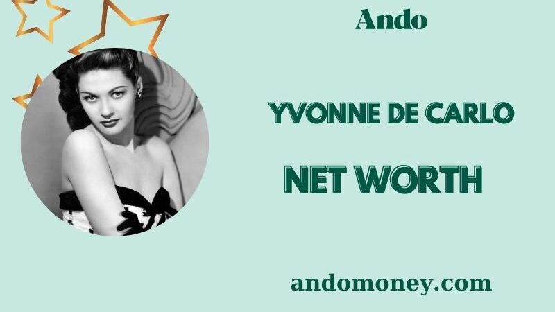 What is Yvonne De Carlo Net Worth 2025: How She Built Her Fortune