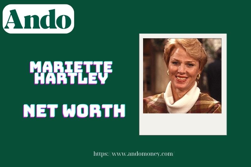 What is Mariette Hartley's net assets in 2025