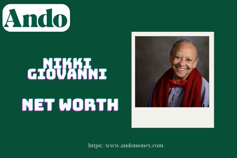 What is Nikki Giovanni's net assets in 2025