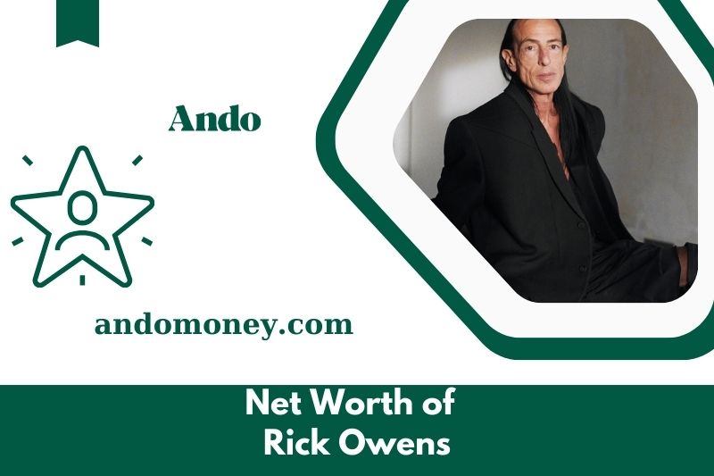 What is Rick Owens's net assets in 2025