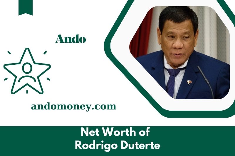 What is the net assets of Rodrigo Duterte in 2025