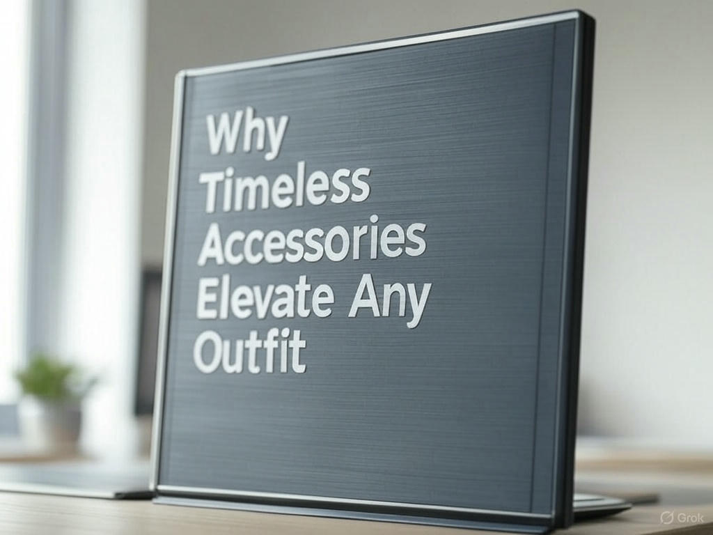 Why Timeless Accessories Elevate Any Outfit