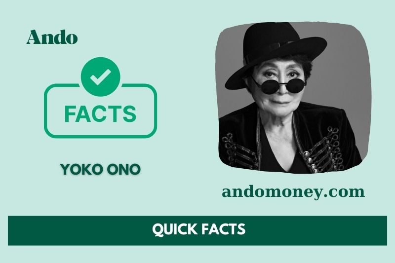 Yoko Ono fast facts