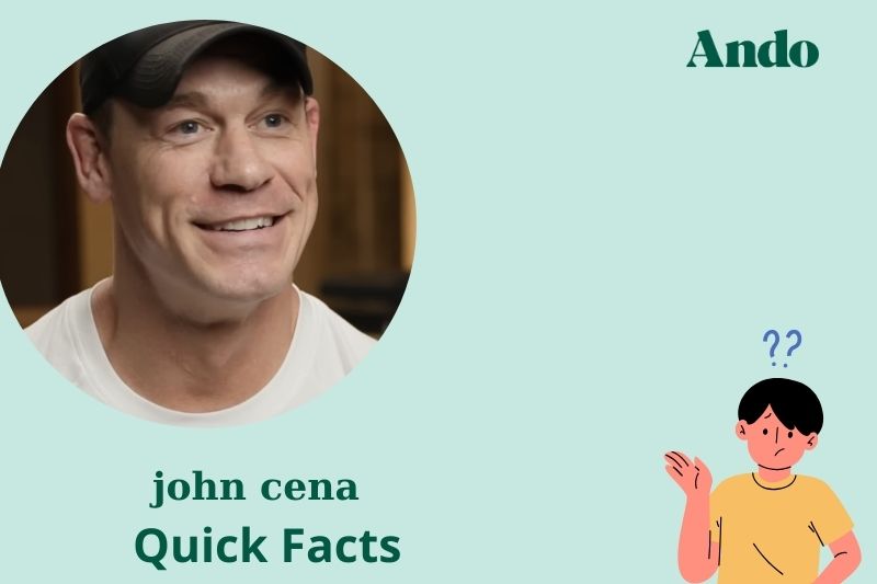 John Cena fast facts