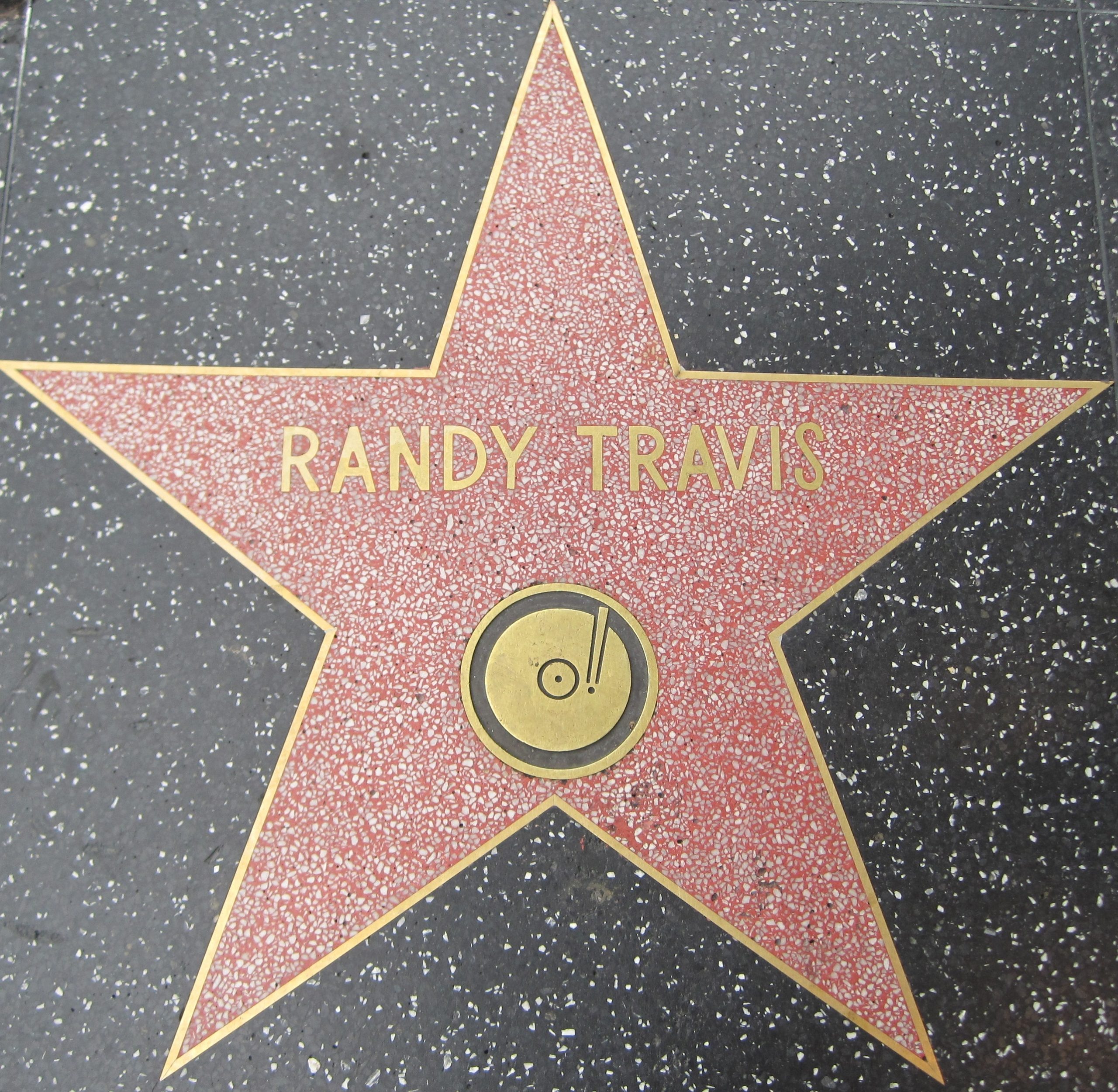 Hollywood, July 11th :, Randy, Travis', Star, On, Hollywood, Walk