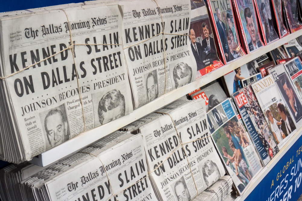 New, York, NY/USA, November 6, 2013, A, 1960s, ERA, newspaper kiosk ,, Complete