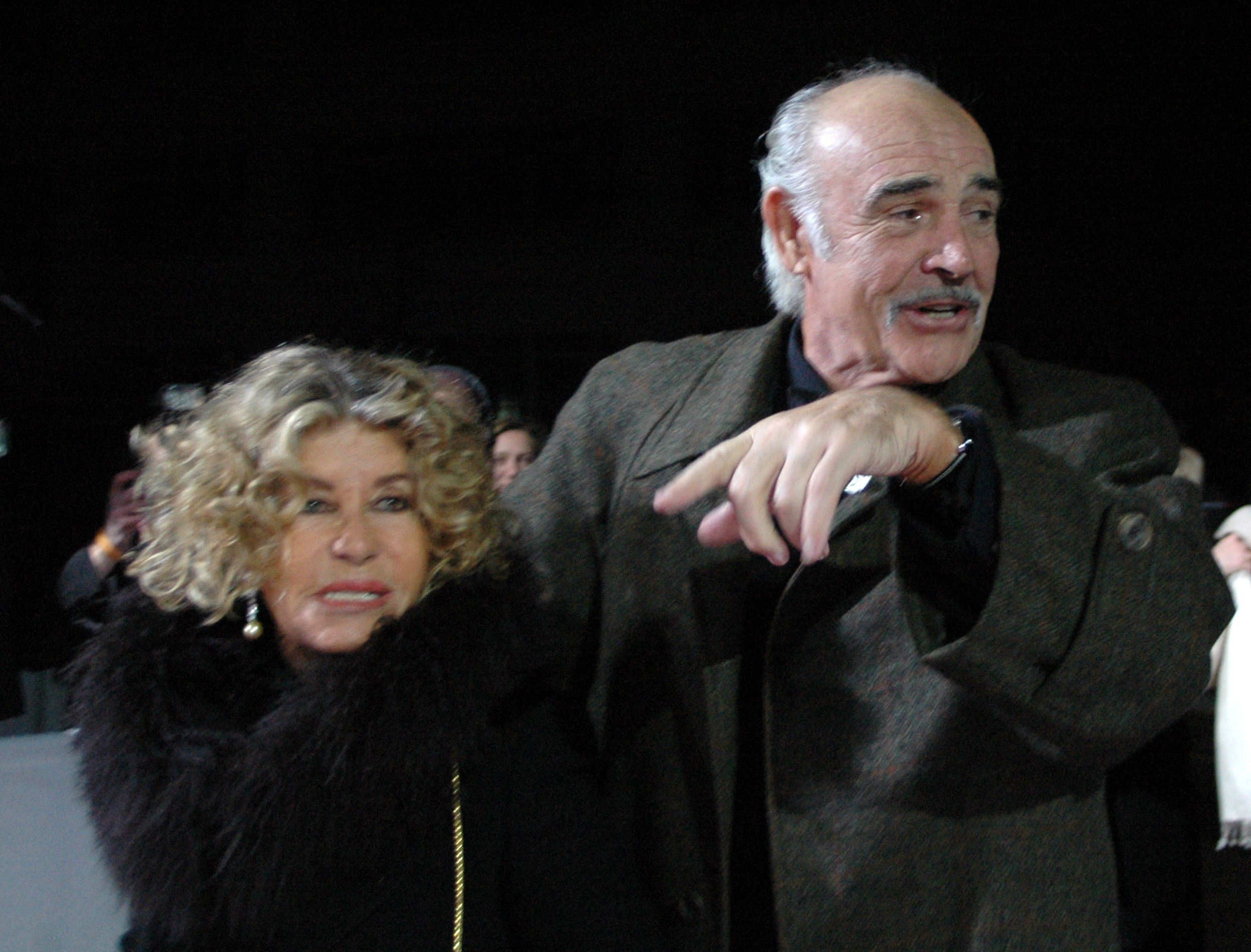 December 3, 2005, Berlin: Sean, Connery, with his, wife