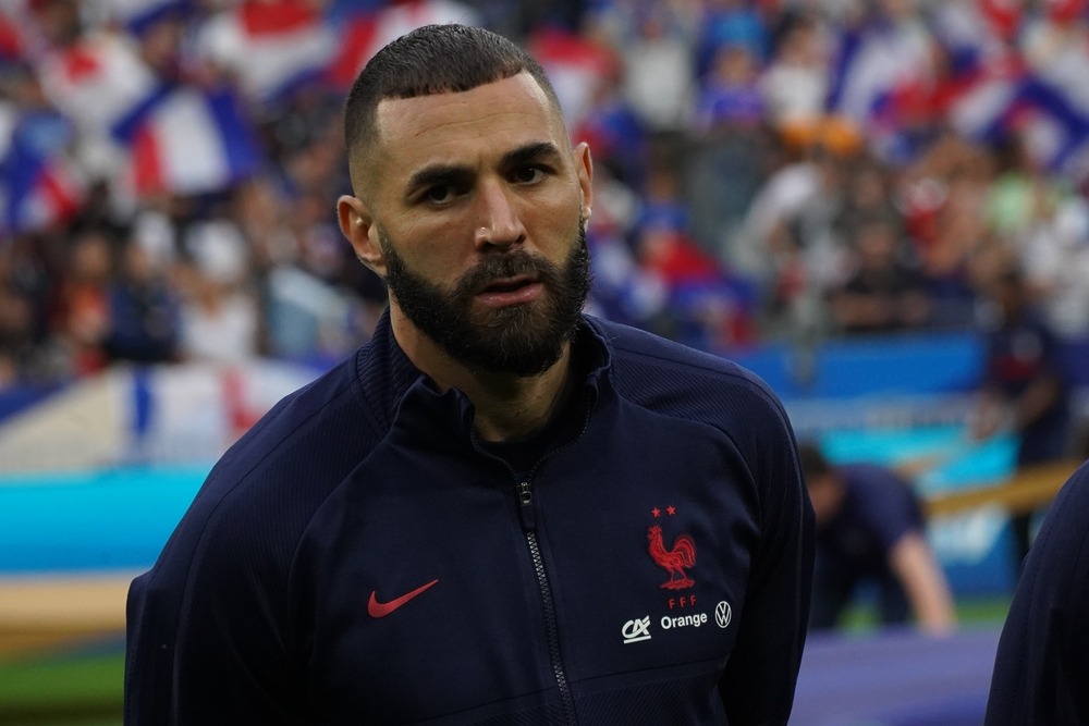 On June 03, 2022, Karim, Benzema, the, French, player, during