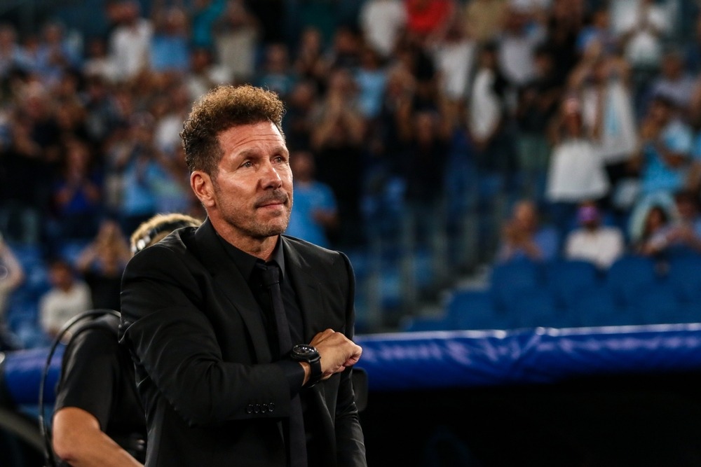 Rome ,, Italy, September 19, 2023: Diego, Pablo, Simeone, Coach, Of