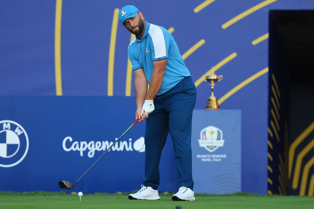 Rome ,, Italy, September 29, 2023: Jon, Rahm, of, Europe, during, Foursomes, session