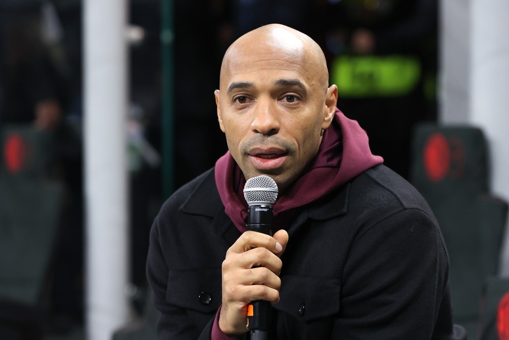 Italy ,, Milan ,, November 7, 2023: Thierry, Henry (former footballer, and