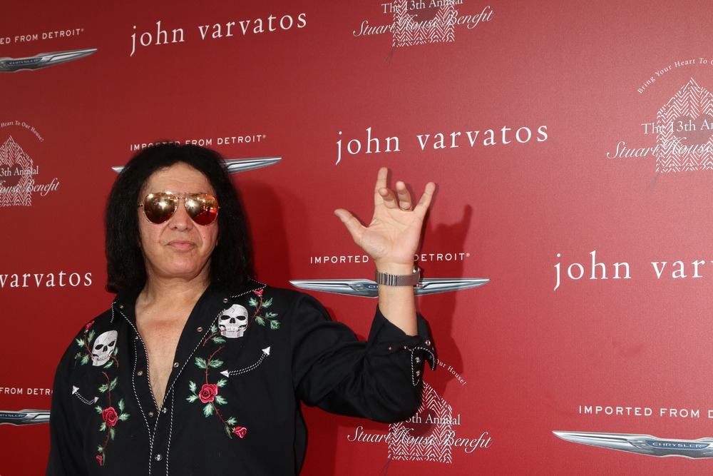 Las, Vegas ,,, 17th April 17th: Gene, Simmons, AT, the, John