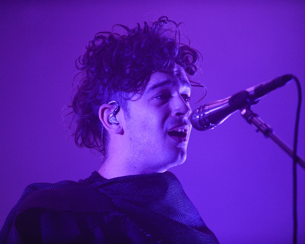 Lead, singer, matt, healy, of, the, English, indie rock, band, the