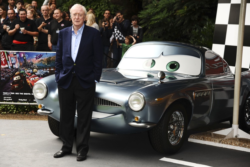 Sir, Michael, Caine, arrives, for the"Cars, 2"before, premiere